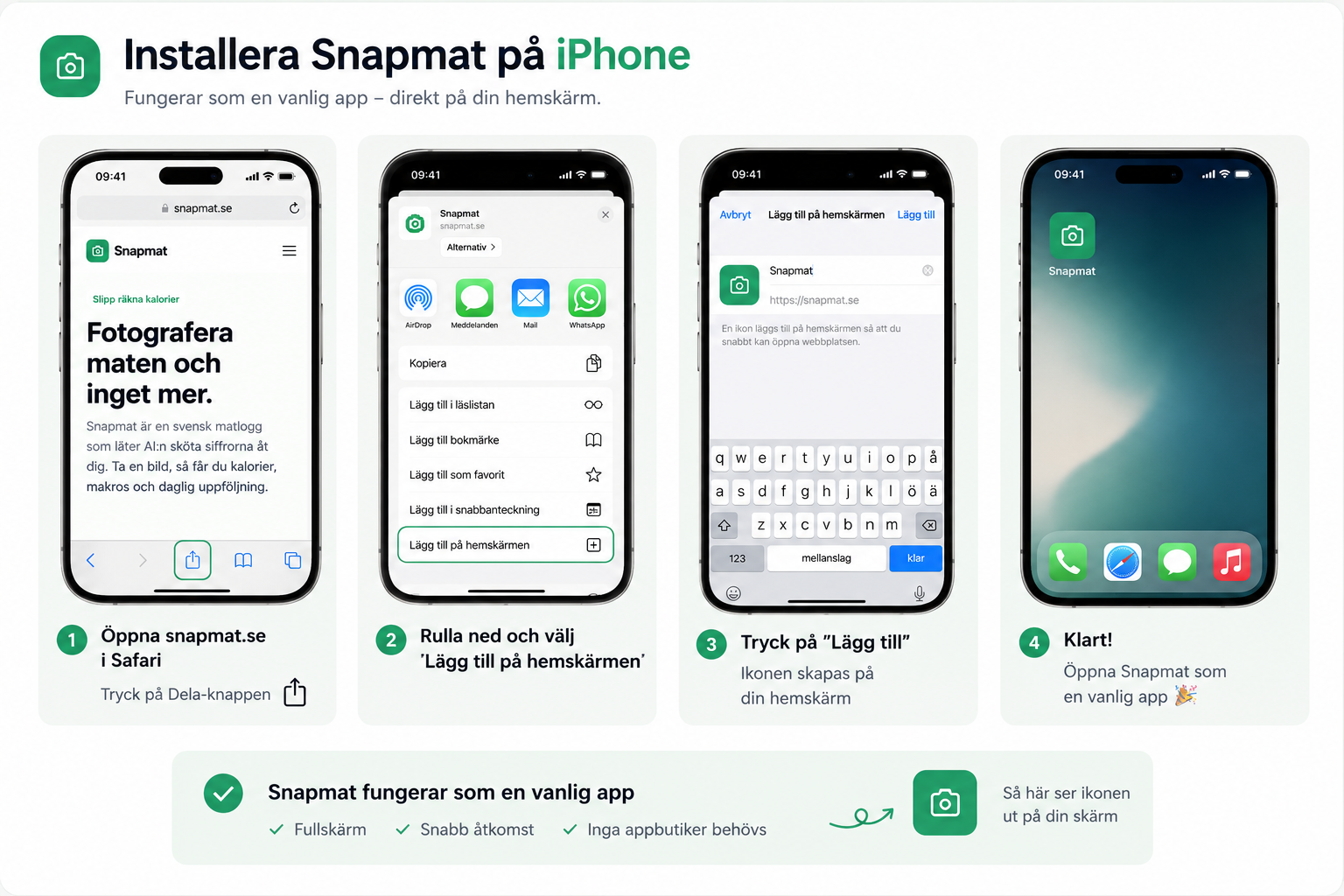 Steg-för-steg-guide för att installera Snapmat på iPhone